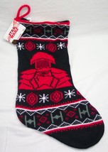 Star Wars The Last Jedi Red Royal Imperial Guard Knit Christmas Stocking New - £12.78 GBP