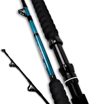 1Piece Trolling Rod Saltwater Big Game Roller Rod Conventional Boat Fishing Pole - £107.94 GBP