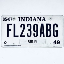 2007 United States Indiana Marion County Fleet License Plate FL239ABG - £13.22 GBP
