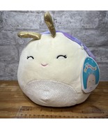 Squishmallows 8&quot; Elysa Snail Plush Stuffed Animal Toy - New With Tags - £13.58 GBP