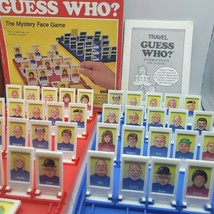 Guess Who Travel Game 1989 Vintage Folding Mystery Challenge Two Player Kids - £21.51 GBP