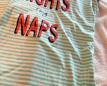 Sleep Chic Striped Sleepwear Nightgown Large Late Nights Long Naps     0... - $6.88