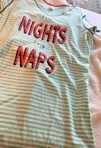 Sleep Chic Striped Sleepwear Nightgown Large Late Nights Long Naps     0... - $6.88
