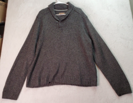 Northwest Territory Sweater Men Size XL Gray Knit Acrylic Long Sleeve Sh... - $17.50