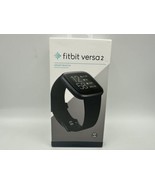 Fitbit Versa 2 Black Smart Watch Activity Tracker Carbon Aluminum Heart ... - £79.67 GBP