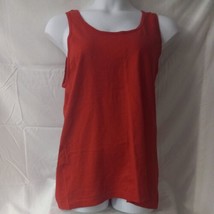 Vintage Deadstock Red Fruit Of A Loom Men&#39;s Tank Top New With Tags Usa Made - £23.21 GBP