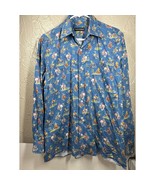Bullock &amp; Jones Shirt Mens Button Up Vintage Long Sleeve Horses Rodeo Si... - $820.07 MXN