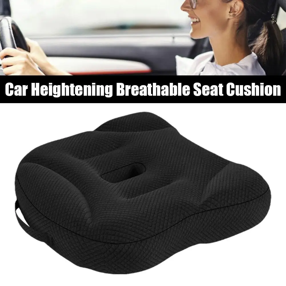 Portable Car Seat Booster Cushion Heightening Height Seat Boost Mat Pad ... - $40.86