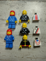 Vtg Lego Police Firefighter Incomplete Minifigure Lot - CRACKS - £10.09 GBP