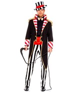 NEW Dark Ringmaster Costume Mens XL Halloween Role Play Missing Hat MSRP... - $376.14 MXN