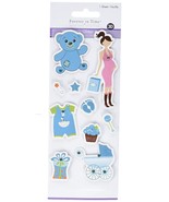 Boy Shower-Handmade Glitter Stk - $18.94