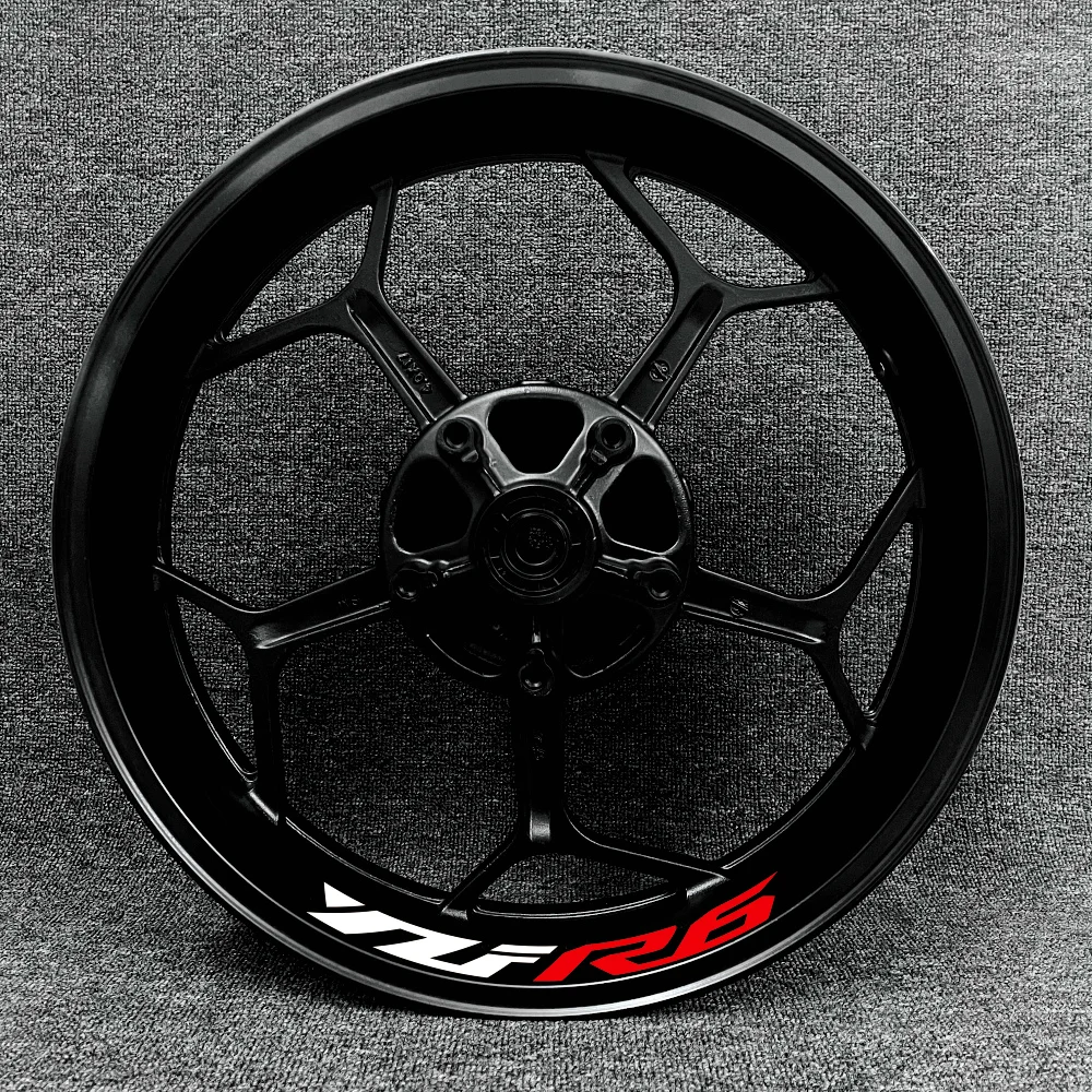 New   YZF R6 Motorcycle Logo 17 Inch Inner And Outer Wheel Hub Decal Decorative  - £152.81 GBP