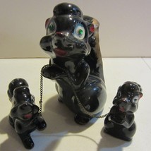 Vintage Skunk Family Figurines - $18.95