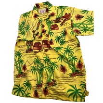 Vintage Waikiki Creations Men Hawaiian Shirt Lightweight Made In USA Sma... - $12.84