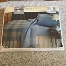 Vtg JCPenney The Home Collection No Iron Percale White Full Flat Sheet Plain Hem - $18.99