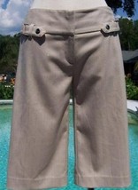 Cache Self Belt Metallic Stripe Bermuda Walking City Short Pant NWT XS/S... - $98.00