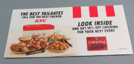 Expired KFC 2015 Coupon Booklet Kentucky Fried Chicken Collectible Tailgates - £11.51 GBP