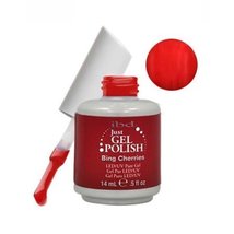 Ibd Just Gel Bing Cherries Soak Off Red Nail Polish Uv Manicure .5 Oz Salon Pedi - £9.95 GBP