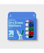 Up&amp;up 5ct Chisel Tip Dry Erase Markers Multicolor School Supplies Kids - $36.35 MXN
