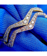 Earth mined Diamond Deco Wedding Band Solid 14k Yellow Rose Gold Ring St... - $30,349.00 MXN