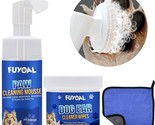 Fuyoal Paw Care Kit Cleaning Mousse Wipes Cleaning Cloth LG. Breed-FREE ... - £11.61 GBP