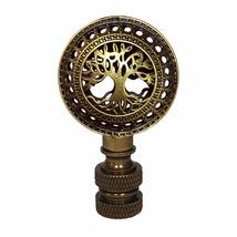 Royal Designs, Inc. Decorative Tree of Life Lamp Finial, F-5096-AB-1, Antique Br - $24.70