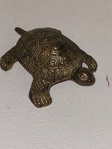 Brass Turtle Vintage small Figurine - £10.96 GBP