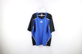 Vintage Nike Mens Large Team Issued Duke University Short Sleeve T-Shirt Blue - £34.84 GBP