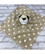 Lion Cub Lovey Blanket Baby Security Plush Toy Brown White Spots - £18.40 GBP