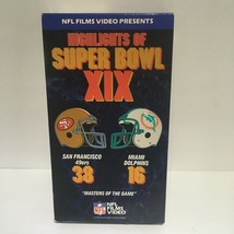 Highlights of Super Bowl XIX San Francisco vs. Miami VHS - £30.32 GBP