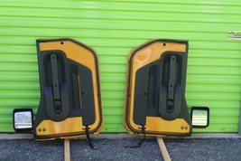 2007-2018 Chrysler Jeep Wrangler JK Front Half Doors W/ Pwr Mirrors L&R image 5