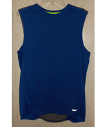 NWT MENS TEK GEAR ROYAL BLUE W/ CHROME GRAY CREW MUSCLE TANK   SIZE M - $31.90 CAD