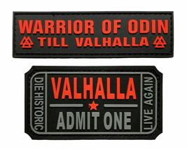 Warrior of Odin Ticket to Valhalla Admit One Patch (Bundle PVC Rubber- Mtu1-W1) - £11.95 GBP