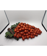 Vintage Beautiful Large Touch Of Class Resin Red Grape Wall Decor Accents - $14.55