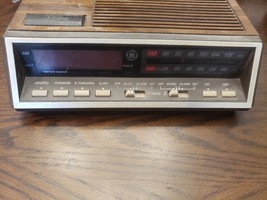 GE 7-4616a alarm clock radio tested works vintage - $13.99