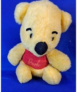 Vintage Sears Disney Winnie the Pooh Bear Sitting Plush Stuffed Animal 8 In - £18.39 GBP