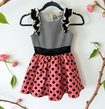 HARAJUKU MINI FOR TARGET DRESS SIZE S 6-6X sleeveless pink stripe polka dot - €13,63 EUR