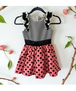 HARAJUKU MINI FOR TARGET DRESS SIZE S 6-6X sleeveless pink stripe polka dot - €13,59 EUR