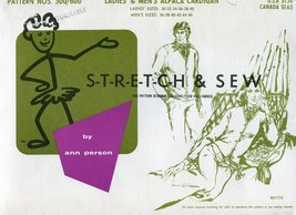 Stretch &amp; Sew Pattern 500/600 ~ Ladies&#39; and Men&#39;s Alpaca Cardigan - £6.10 GBP