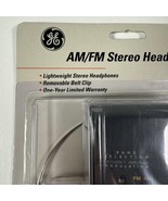 GE AM/FM Stereo Headset Radio 7-1637S 90&#39;s Sealed New Vtg - $19.79
