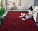 Fluffy Area Rug For Living Room Bedroom, 4&#39;X6&#39; Soft Modern Indoor Plush ... - $51.99