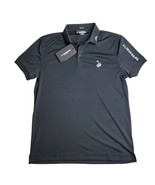 J.Lindeberg Tour Tech Reg Player Series TX Jersey Size Large Black Short... - £63.25 GBP