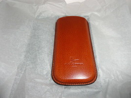 Pheasant Tan Leather Eye Glass Carrying Case Wider Size - $45.00