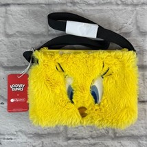 Looney Tunes X LeSportsac Titti Uccello Furry Borsa a Tracolla Donna Nuo... - $83.37