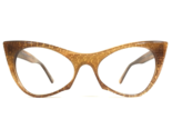 Andy Wolf Eyeglasses Frames 5028 col.v Clear Brown Sharp Cat Eye 53-17-140 - £162.93 GBP