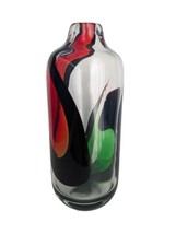 Vintage Dale Tiffany Swirl Hand Blown Glass Vase 10&quot; - £15.55 GBP