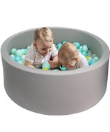 Foam Ball Pit For Toddlers,Upgrade One-Piece Sew Babies Toddler Kids Bal... - £54.33 GBP