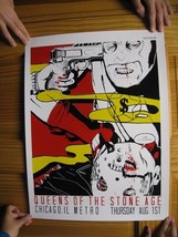 Queens De The Age Chicago Metro Poster August 1 2013-
show original titl... - $448.25