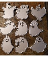 9 Assorted Ghosts Metal Cutting Die Card Making Scrapbooking Craft Die  - $12.00