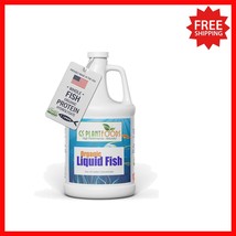 Eco-Friendly 1 Gallon Organic Hydrolyzed Fish Fertilizer for Soil &amp; Plan... - $1,201.53 MXN
